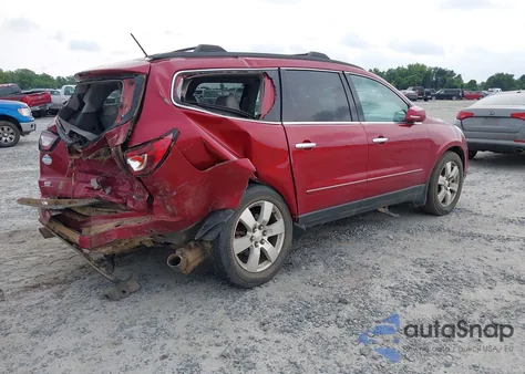 2013 Chevrolet Traverse Ltz z USA, uszkodzony, nr VIN 1GNKRLKDXDJ101103